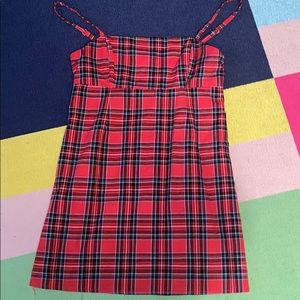Urban Outfitters Plaid Mini Dress Great Condition